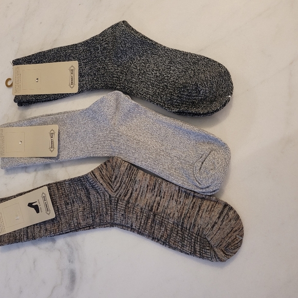 3 pk Henry Rue | Mid Calf Cotton Socks - Picture 2 of 2